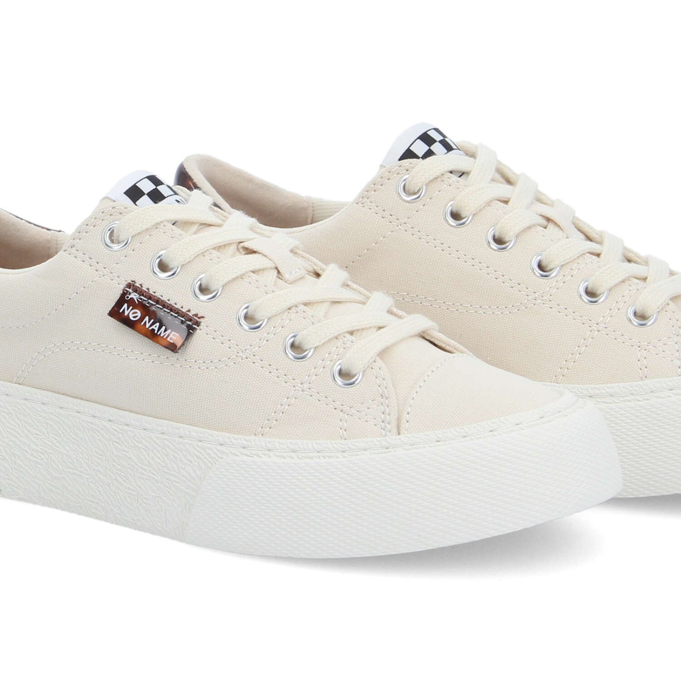 RESET SNEAKER W - CANVAS/ECAILLE - BEIGE/AMBER